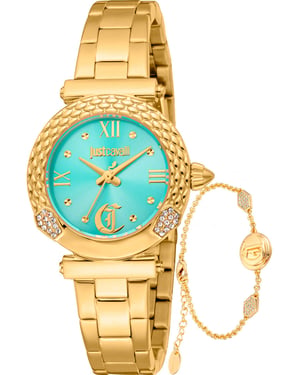 Just Cavalli JC1L332M0065 Ladies Curiosa Watch and Bracelet Gift Set