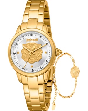 Just Cavalli JC1L334M0055 Ladies Dolce Watch and Bracelet Gift Set