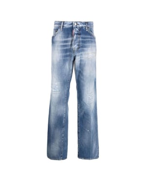 Dsquared2 Roadie Jean-stijl Blauwe Denim Broek