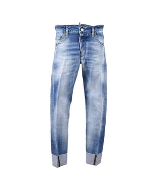 Dsquared2 Sexy Twist Jean Lichtblauwe Denim Broek