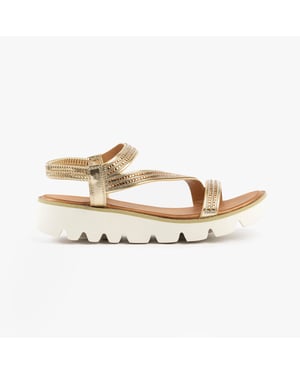Heavenly Feet Fresco Womens Sandals Gold