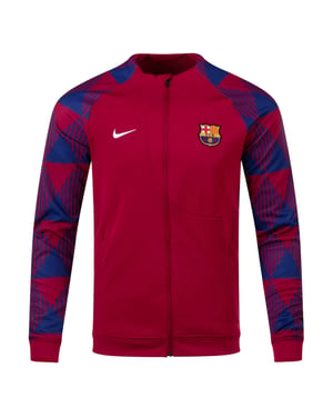 Nike 23/24 Barcelona Rood Trainingsjack Met Ritssluiting