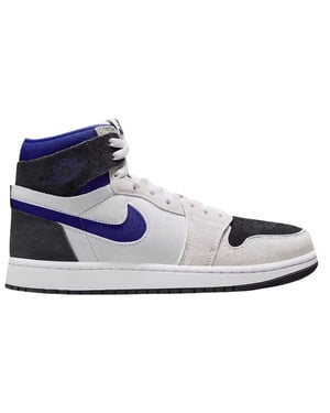 Nike Air Jordan 1 Zm Air Blå Detalj Vita Sneakers