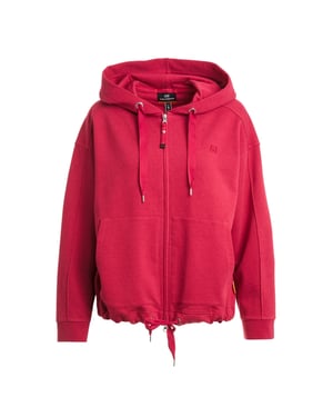 Parajumpers May Cerise Röd Överdimensionerad Dragkedja Hoodie