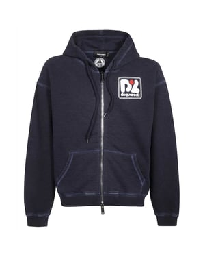 Dsquared2 Hercalina Fit Dark Navy Blue Hoodie