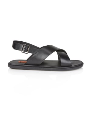 Silver Street London Croydon Mens Sandals Black