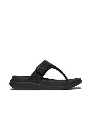 Fitflop F-mode Go Dames Tenenpost Sandalen Volledig Zwart