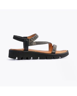 Heavenly Feet Fresco Womens Sandals Black