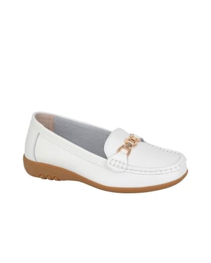 Boulevard Saddle Womens Loafers (Extra Wide)