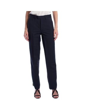 Women's Straight Leg Trousers with Pleats WJCT0102F