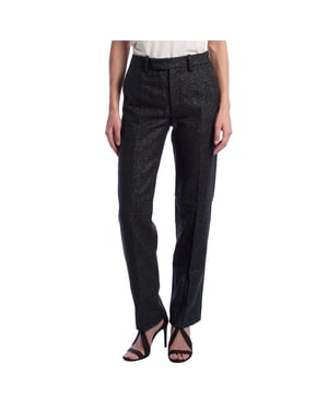 Lurex Straight Pants WKCE0104F for Women