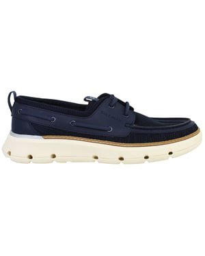 Cole Haan ZERØGRAND Regatta Womens Navy Boat Shoes
