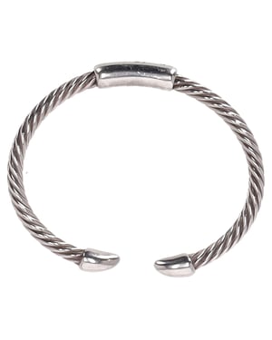 Pomellato 67 Gedraaide Bangle Armband in Zilver Metaal