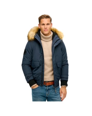 Superdry quiltad jacka Everest för män