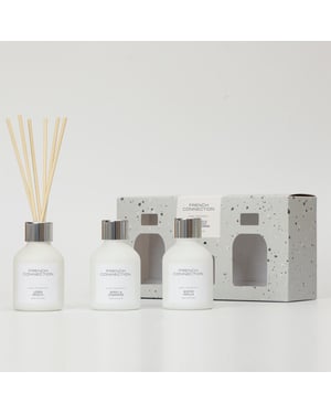 French Connection White Collection Trio of Reed Diffusers 3 x 50ml