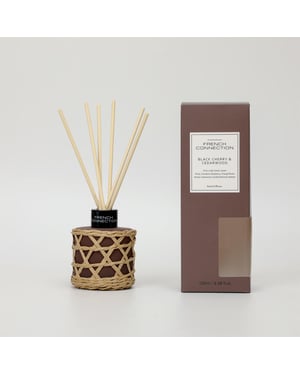 French Connection Bamboo Collection Black Cherry & Cedarwood Reed Diffuser 100ml