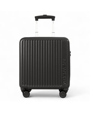 Hard Shell Cabin 44 x 22 x 38 cm Black TSA Secure Luggage Suitcase Suitable for Easyjet, Ryanair