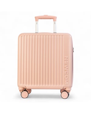 Hard Shell Cabin 44 x 22 x 38 cm Pink TSA Secure Luggage Suitcase Suitable for Easyjet, Ryanair
