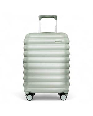 Hard Shell Cabin 37 x 22 x 55 cm Green TSA Secure Luggage Suitcase Suitable for Easyjet, Ryanair