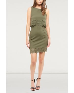 Overlay Pencil Dress
