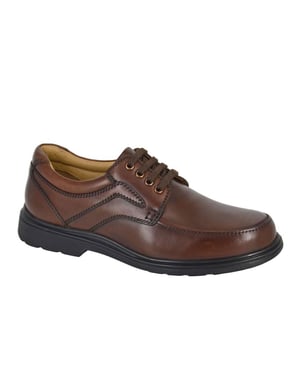Roamers Leather Extra Wide Fit Mens Shoes