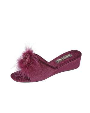 Sleepers Anne Fluffy Boa Womens Slippers