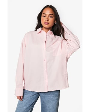 Cotton Poplin Oversized Shirt