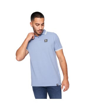 One True Saxon Dexon Mens Blue Polo Shirt