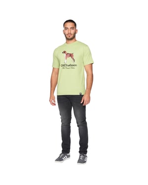One True Saxon Dawg Mens Green T-Shirt