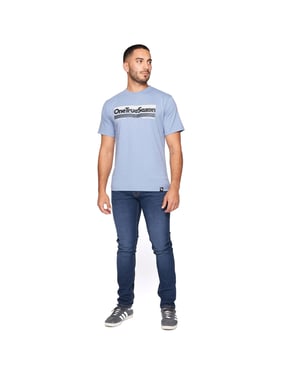 One True Saxon Forever Mens Blue T-Shirt