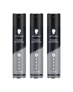 SK Styling Power Caffeine HL5 Hair Spray 250ml, 3 Pack