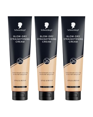 SK Styling Cream 150ml Sleeky Smooth Hair Control Shine Finish, 3 Pack