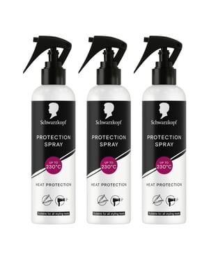 SK Styling Heat Protection Spray 250ml Hair Care Styling Mist, 3 Pack