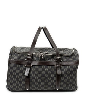 Vintage Anagram Suitcase Travel Bag