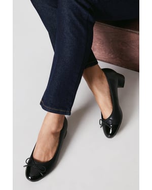 Good For The Sole: Talia Comfort Block Heel Ballet Pumps