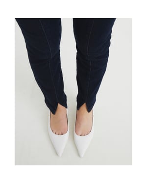 River Island Womens Slim Jeans Indigo High Rise Split Hem