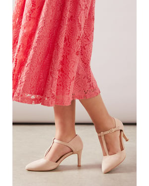 Good For The Sole: Wide Fit Emma Pointed Open Court Shoes