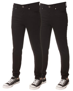 Enzo | 2 Pairs Kids Skinny Jeans