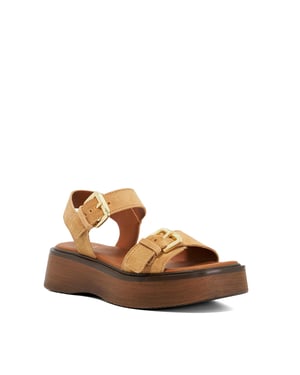 Dune Ladies Luno - Double Strap Flatform Sandals