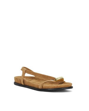 Dune Ladies Lyn - Gold Toe Trim Sandals