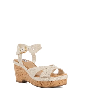 Dune Ladies Kelulu - Cork Wedge Sandals