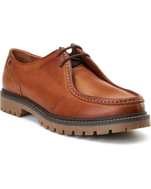 Base London Carbon Leren Heren Mocassins Schoenen In Tan