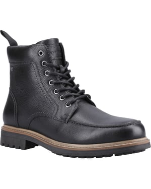 Hunter Shaws Ankle Boot Leather Men's Black Ankle Boots