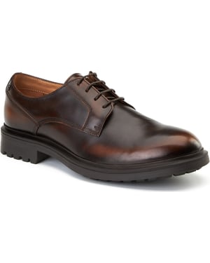 Base London Locke Leren Heren Bruine Veterschoenen