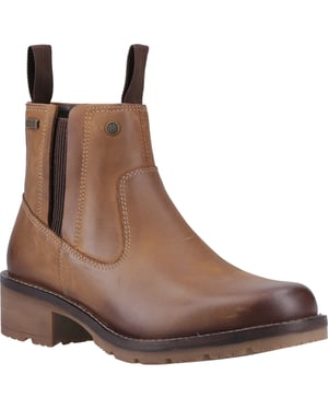 Hunter Skye Dealer Boot Leren Dames Donkerbruine Laarzen