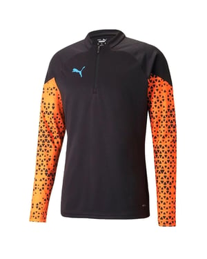 Puma Individualcup Mens Black/Orange Football Top
