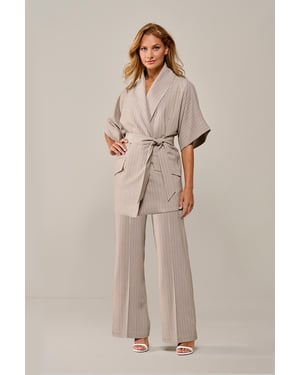 Roseline Blazer Zand / Offwhite