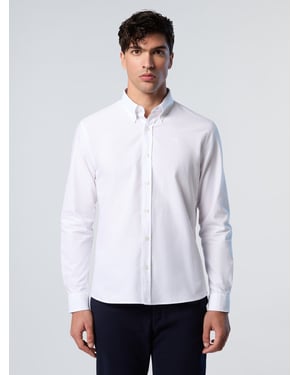 North Sails Oxfordskjorta med broderad logotyp