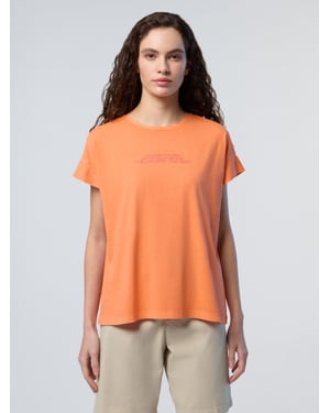 North Sails T-shirt med sloganskrift