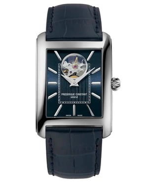 Frédérique Constant Carree Heart Beat Heren Horloge Blauw FC-311N4C26